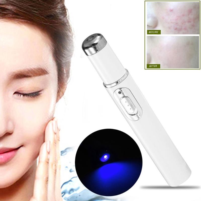 Acne Laser Pen Portable Wrinkle Removal Machine Durable Soft Scar Removal Device Blue Light Therapy Pen Face Skin Care